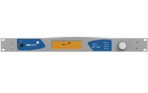 The 2WCOM RF-10e is a versatile 10-channel receiver designed for FM and DAB+ signals. Its primary function is to encode received audio signals for distribution as Audio over IP