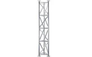 The Alupro M250 series truss mast is used primarily where architectural considerations indicate the use of a more delicate and less visible structure.
