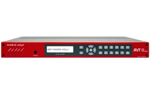 AVT MAGIC ACip3 Triple-Channel IP Audio Codec – 1U Rack Unit Front Panel