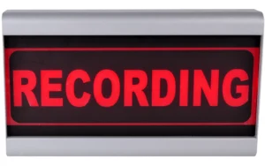 The D&R RECORDING Light is a professional indicator for studio use