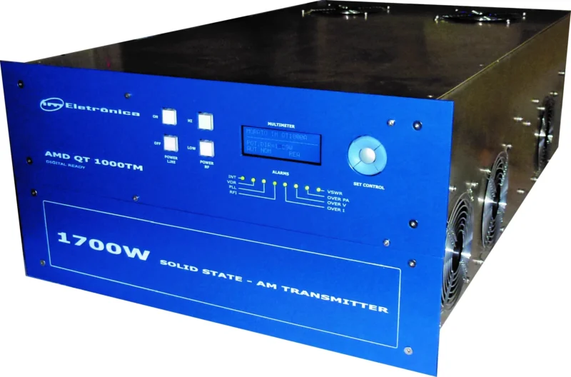 The IM Eletronica IMQT 1000 transmitter offers exceptional functionality and flexibility