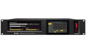 The all-digital Inovonics 526 AM Modulation Monitor combines detailed DSP signal analysis with a menu-driven touch-screen display.