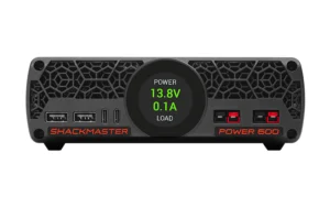 The remarkably quiet RigExpert Shackmaster Power 600 (21 dBa) and extremely clean
