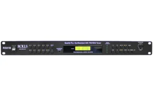The Rolls RS81B is a state-of-the-art Phase Lock Loop digital AM/FM Tuner designed to meet the requirements of professional environments.